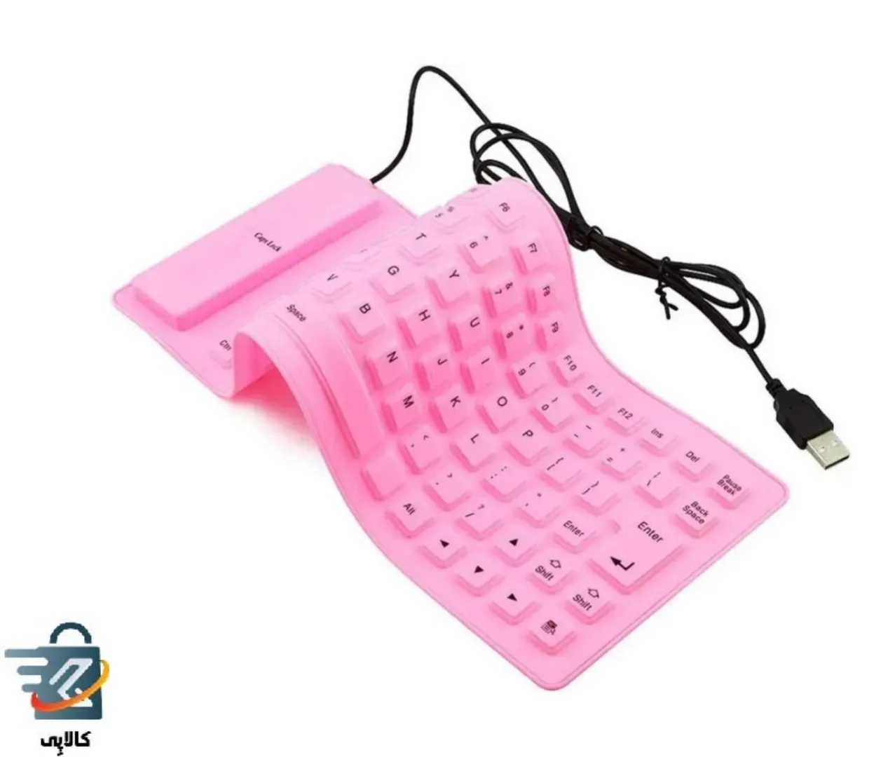 کیبورد ژله ای flexible با سیم